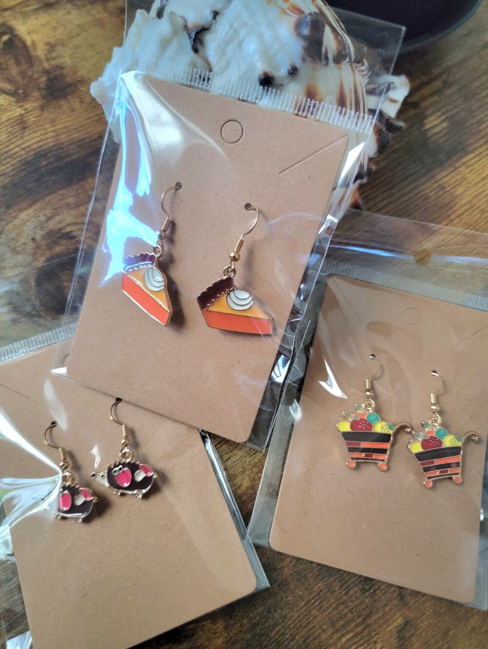 3pcs Fall Earrings - Cute Accessories